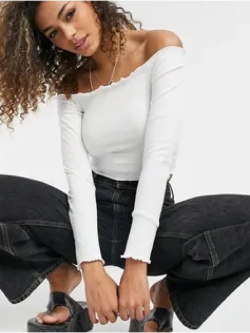 Stretchy Off the Shoulder Top